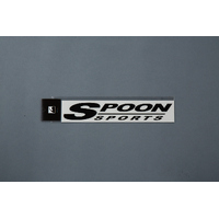 Spoon Sports Logo Sticker Black 250x40mm