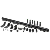 Raceworks Billet Fuel Rail Suit 3/4 Length Injector Black - Ford Falcon EF-BF (6Cyl)
