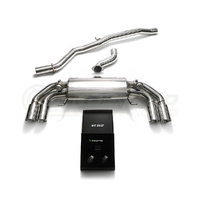 Armytrix Stainless Steel Valvetronic Catback Exhaust - Audi S1 15-18
