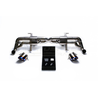 Armytrix Titanium Valvetronic Exhaust System Dual Titanium Blue Tips Audi R8 V8 4.2L FSI 14-15