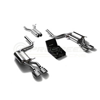 Armytrix Stainless Steel Valvetronic Catback Exhaust System Quad Chrome Tips Mercedes Benz C63 AMG W204 08-14