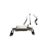Armytrix Stainless Steel Valvetronic Catback Exhaust System Dual Chrome Silver Tips Mercedes-Benz CLA-Class C117 14-18