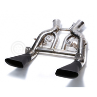 Armytrix Stainless Steel Valvetronic Catback Exhaust System Dual Carbon Tips McLaren 540C |  570GT | 570S 15-18