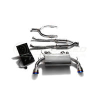 Armytrix Stainless Steel Valvetronic Catback Exhaust Dual Blue Coated Tips Nissan 370Z 09-21