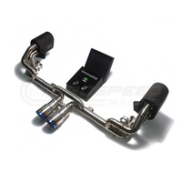 Armytrix Stainless Steel Valvetronic Exhaust System Dual Carbon Tips Porsche 991 GT3 | GT3 RS 14-16