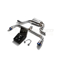 Armytrix Stainless Steel Valvetronic Catback Exhaust System Dual Blue Coated Tips Volkswagen Golf | GTI MK6 10-14