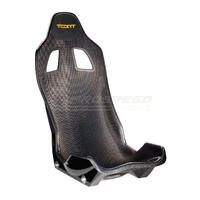 Tillett B10 Carbon Fibre/GRP Road/Track Car Racing Seat STD Size - 44.5cm Rolled Edges On