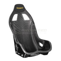 Tillett B6 Screamer Carbon Fibre/GRP FIA Approved Racing Seat XL Size - 47cm Rolled Edges On