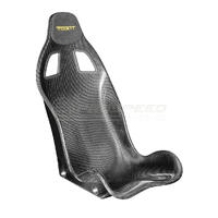 Tillett B9 Carbon Fibre Expoxy Road/Track Car Racing Seat STD Size - 44.5cm Rolled Edges On