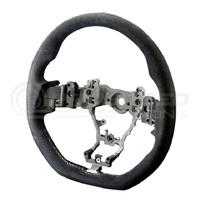 STI Genuine Ultra Suede D-Shaped Steering Wheel - Subaru WRX/STI VA 15+