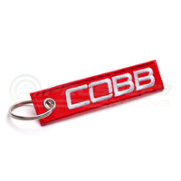 Cobb Tuning Red Embroidered Keychain