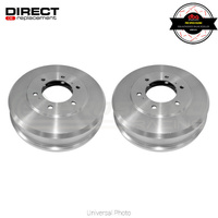 DBA Street Brake Drum PAIR - Renault Captur 15+/Clio MK4 13-17 (Rear, With Brg, circlip, ABS & cover 228.6mm)