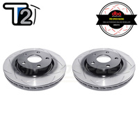 DBA T2 Slotted Rotors PAIR - Holden Commodore VE/VF (Front, V6 298 x 30mm)