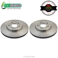 DBA Street En-Shield Rotors PAIR - Porsche Macan 06/14-ON PR Codes 1LB & 1LF 18 Inch Rim Silver Calipers (Front, 350 x 34mm)