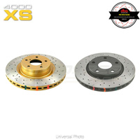 DBA 4000XS Drilled/Slotted Gold Rotors PAIR - Holden 71-85 HQ/HJ/HX/HZ HUB TYPE (Front, 277 x 25.4mm)