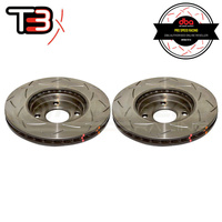 DBA T3 4000 Slotted Rotors PAIR - Ford Fiesta ST WZ 13-18 (Front, 278 x 23mm)