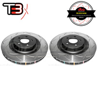 DBA T3 4000 Slotted Rotors PAIR - Ford Mustang GT FM/FN 15-21 (Front, 6 Piston Brembo 380 x 34mm)