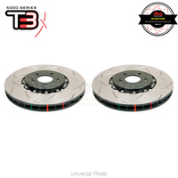 DBA T3 5000 2-Piece Slotted Rotors PAIR - Ford Focus RS Mk2 LV 09-11 (Front, 336 x 28mm)