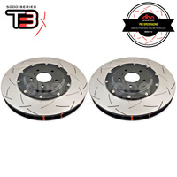 DBA T3 5000 2-Piece Slotted Rotors PAIR - Nissan GT-R R35 (Front, Brembo 380 x 34mm)