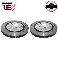 DBA T3 5000 Silver 2-Piece Slotted Rotors PAIR - Audi RS4 B8/RS5 8T/Audi R8 (Front, 365 x 34mm)