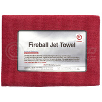 Fireball Jet Microfibre Interior and Glass Towel Red - 60x42cm