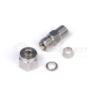 Haltech 1/4" Stainless Compression Fitting Kit - 1/8” NPT Thread