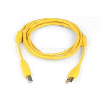 Haltech USB Connection Cable USB A to USB B Yellow - 2m