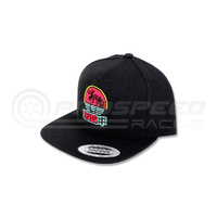 IAG Performance Miami Logo Embroidered Black Snapback Cap
