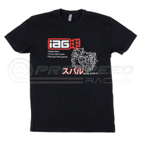 IAG Performance Closed Deck Logo Black T-Shirt