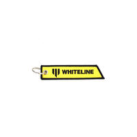 Whiteline Yellow Logo Key Ring Tag
