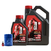 Honda Service Pack with Oil Filter, Motul Oil and PSR Drain Plug - Honda B-Series/K-Series/L-Series