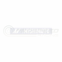 Small Silver Mishimoto Decal - 1.5" x 10"
