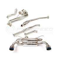 Invidia R400 Ti Tip Engine Back Exhaust Package w/PSR Unequal Headers - Subaru BRZ/Toyota 86 22+