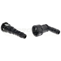 Raceworks Female SAE EFI Quick Connect to Hose Barb Fitting Plastic