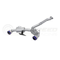 MBRP 3" Stainless Steel Cat Back Exhaust w/Dual Split Burnt Blue Tips