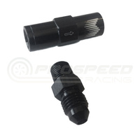 Snow Performance High Flow Inline Check Valve w/4AN Braided Fitting