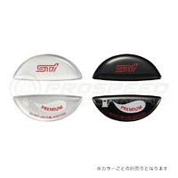 Subaru STI Fuel Cap Stickers Silver/Black