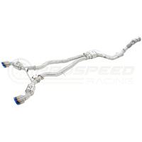 Invidia Dual N1 Turbo Back Exhaust w/Catted Down Pipe, Ti Tips - Toyota Supra A90 19+