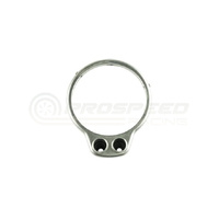 Turbosmart e-Boost2 60mm Dual Warning Light Mounting Ring Silver