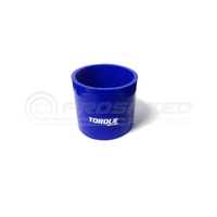 Torque Solution Straight Silicone Coupler: 2.5" Blue Universal