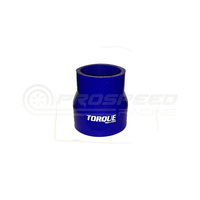 Torque Solution Transition Silicone Coupler: 2" to 2.5" Blue Universal