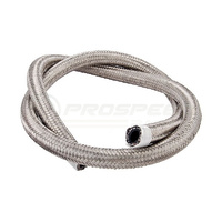 Torque Solution Stainless Steel Braided Rubber Hose - -10AN 50ft (0.56" ID)