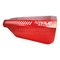 Torque Solution Engine Pulley Cover (Red): Subaru WRX 2015+ & Forester XT 2014+ FA20DIT