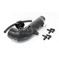Torque Solution 2.4" Turbo Inlet Hose (Black) - Subaru WRX 02-07, STI 04-18, LGT 05-2009, FXT 04-13