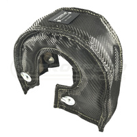 Torque Solution Thermal Turbo Blanket (Carbon Fiber): Fits T3, T3/T4, T25, T28, GT25, GT28, GT30, GT32, GT35, GT37 Turbo Back Housings