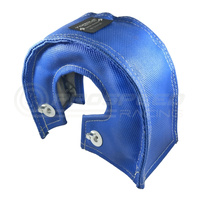 Torque Solution Thermal Turbo Blanket (Blue): Fits T3, T3/T4, T25, T28, GT25, GT28, GT30, GT32, GT35, GT37 Turbo Back Housings