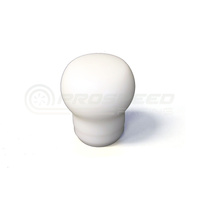 Torque Solution Fat Head Delrin Shift Knob (White): Universal 10x1.25