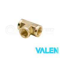 Valen Industries 1/8" NPT Brass Female Tee