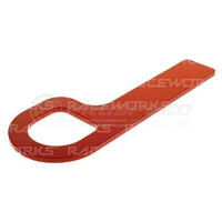 MVP By Raceworks CAMS Spec Tow Hook 300mm Red