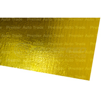 MVP by Raceworks Gold Reflective Adhesive Heatproofed Sheeting - 508 x 508mm
